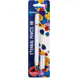 Plastikinis pieštukas su trintuku, CENTRUM ETERNAL HB įp.12
