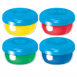 Finger painting, gouache, 4 colors of 80ml MAPED, for use from 1 year