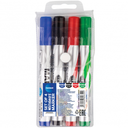 Set of markers for whiteboards CENTRUM, 4 colors