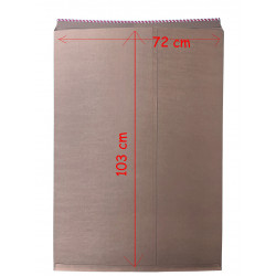 Box for drawing paper 70x100 cm, brown color
