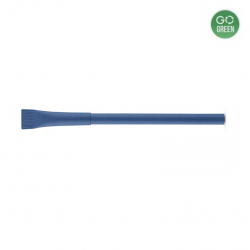 Ballpoint pen with cardboard barrel PINKO, blue color