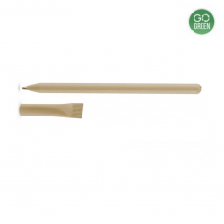 Ballpoint pen with cardboard barrel PINKO, kraft color