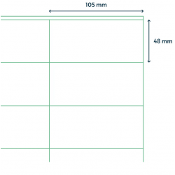 Self-adhesive labels RILLPRINT A4 105x48mm 12 labels 100 sheets