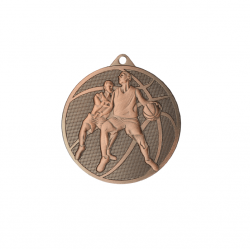 Medalis Krepšinis 50mm MMC40050 bronzos spalvos