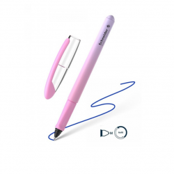 Rollerball pen with cartridge SCHNEIDER VOYAGE, pink color