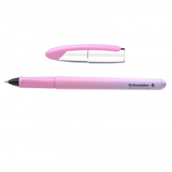 Rollerball pen with cartridge SCHNEIDER VOYAGE, pink color