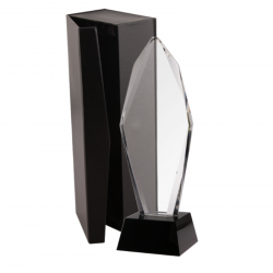Glass trophy C043 height 31cm