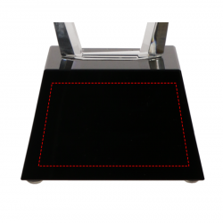 Stiklinis trofėjus C043 aukštis 31cm