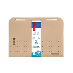 Sticky conference notebook with handle, 125 sheets in various sizes