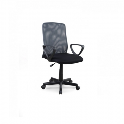 Chair ALEX with mesh, grey/black color