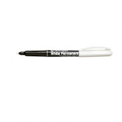 Permanent marker CENTROPEN 2686 1.2 mm white, pack of 10 pcs