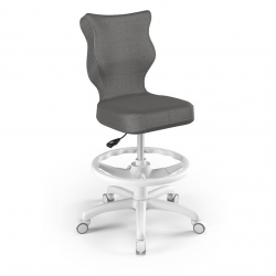 Chair ENTELO PETIT WHITE Monolith 33, dark gray