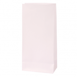 White paper bag 105x65x270mm, 80gsm, pack of 1200 pcs.