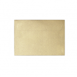 Envelope PEARL B7 gold color, 10 pcs.