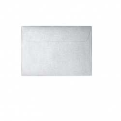 Envelope PEARL B7 silver color, 10 pcs.