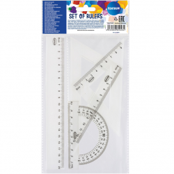Ruler set (4 pcs) 20 cm Centrum