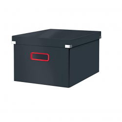 Archival box CLICK & STORE COSY LEITZ A4, black color