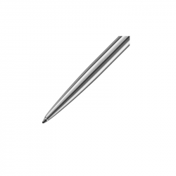 Ballpoint pen DIPLOMAT TRAVELLER, glossy silver color body with gold-colored details