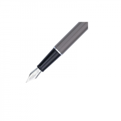 Fountain pen DIPLOMAT TRAVELLER M, gray color body, silver-colored details