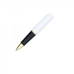 en DIPLOMAT TRAVELLER, glossy white color body, gold-colored details