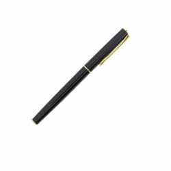Fountain pen DIPLOMAT TRAVELLER M, black color body, gold-colored details