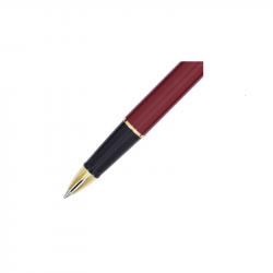Pen DIPLOMAT TRAVELLER, glossy burgundy color body, gold-colored details