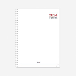 Papildas - kalendorius FUTURA SPIREX WEEK 2024 m., A4