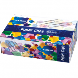 Paper clips 50mm CENTRUM, 100 pcs.
