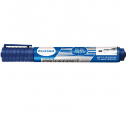 Marker permanent with round tip CENTRUM, blue