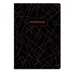 BRONZE notebook A5, 80gsm, 12 sheets, with grid squares