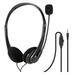 Headset with microphone OMEGA Freestyle, black
