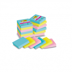 Sticky notes 3M POST-IT COSMIC 47.6x47.6mm, pack of 12