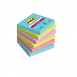 Sticky notes 3M POST-IT COSMIC 76x76mm, pack of 6
