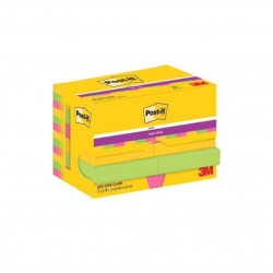 Sticky notes 3M POST-IT CARNIVAL 47.6x47.6mm, pack of 12