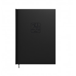 Notebook calendar WEEK A5, 2023, black