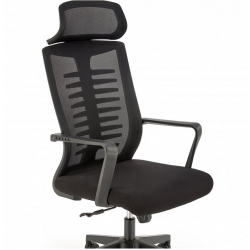 Chair FABIO with mesh, black color