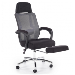 Chair FREEMAN with mesh, black/grey color