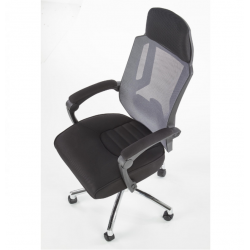 Chair FREEMAN with mesh, black/grey color