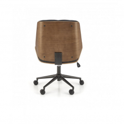 Chair GAVIN eco leather, black color