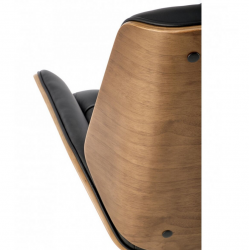 Chair GAVIN eco leather, black color