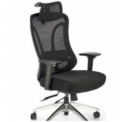 Chair GILBERTO with mesh, black color
