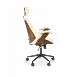 Chair IGNAZIO eco leather, cream color