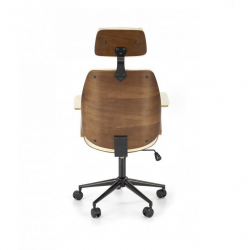 Chair IGNAZIO eco leather, cream color