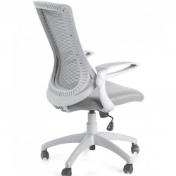 Chair IGOR with mesh, light grey color