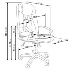 Chair RINO, grey color