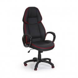 Chair RUBIN eco leather, black color