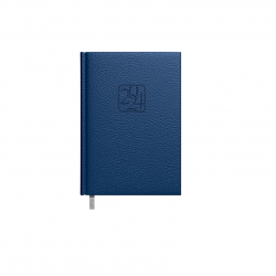 Darbo knyga - kalendorius JUNIOR 2024m., 120x155mm, t. mėlynos sp.
