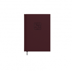 Darbo knyga - kalendorius JUNIOR 2024m., 120x155mm, t. rudos sp.