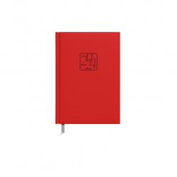 Notebook calendar JUNIOR 2023, 120x155mm, red