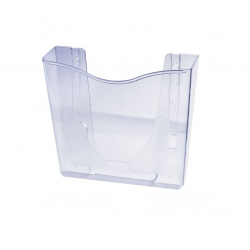 Wall-mounted brochure holder K-993 A4, clear